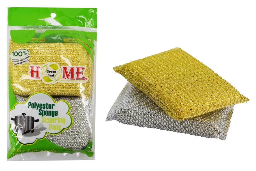 [C21-00013] 4 pc Polyester Sponge Scouring Pads (72 pcs/ctn) | Uniware ...